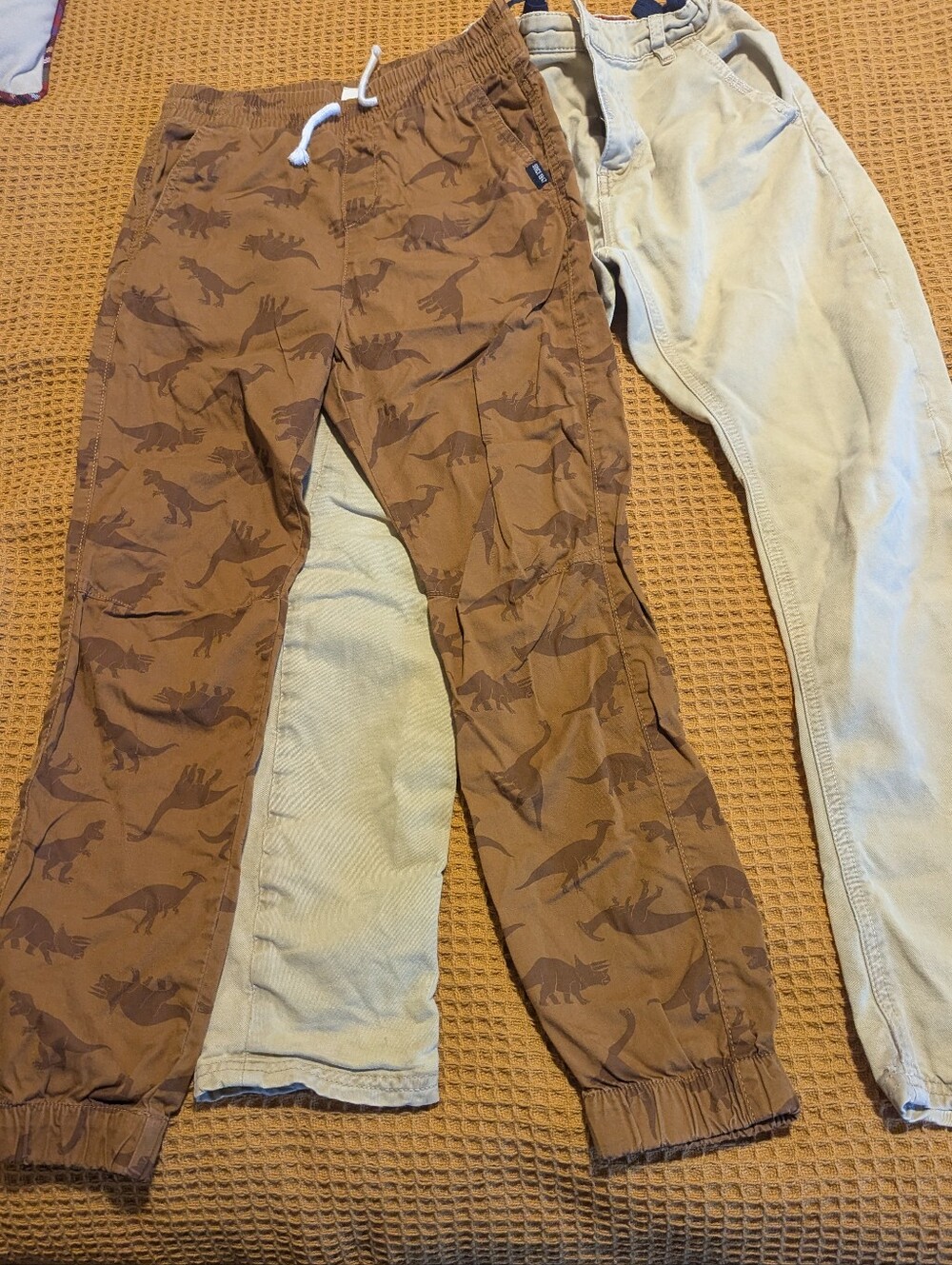 Boy's Chinos, Drawstring Pants Bundle, 140